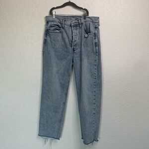 O.G. Straight blue jeans